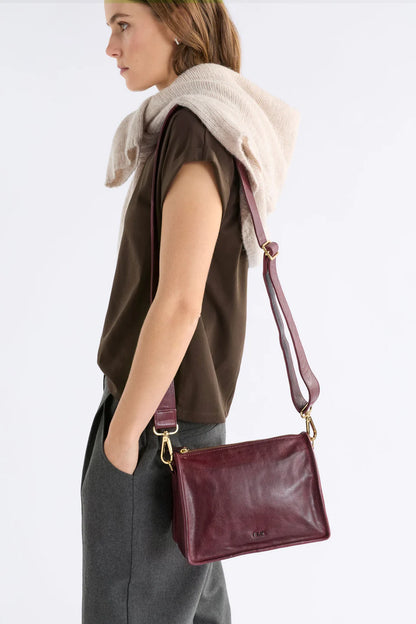 ELK Halben Crossbody Bag - Bordeaux
