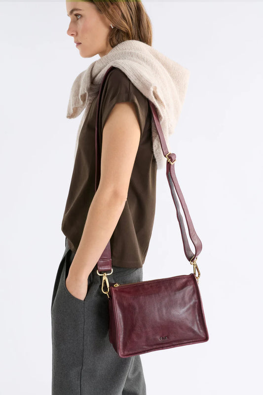 ELK Halben Crossbody Bag - Bordeaux