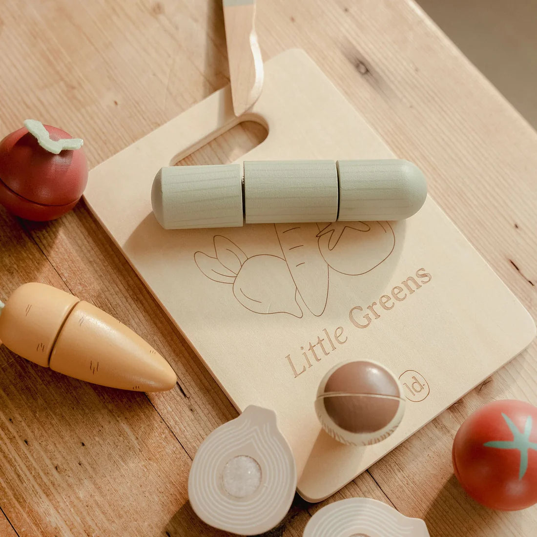 Wooden Cutting Vegetables