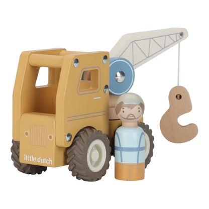 Wooden Crane Truck