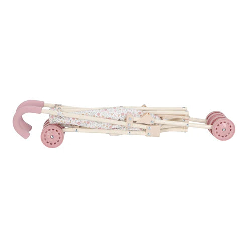 Metal Doll Stroller - Floral
