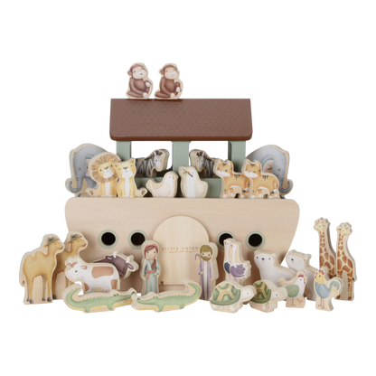 Wooden Noah's Ark Playset