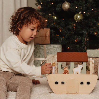Wooden Noah's Ark Playset