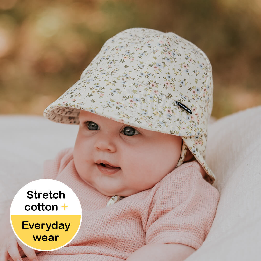 Bedhead Legionnaire Flap Sun Hat - Floral Charlotte