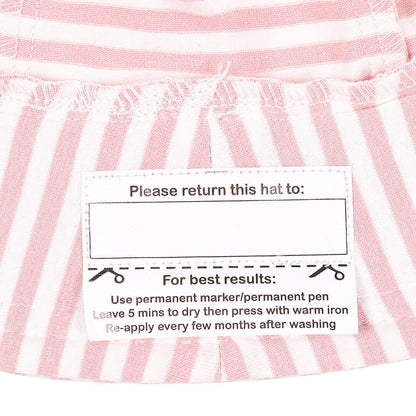 Bedhead Legionnaire Flap Sun Hat - Pink Stripe