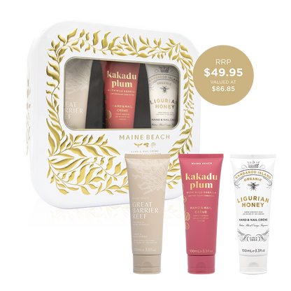 Maine Beach Limited Edition Hand & Nail Creme Trio Tin