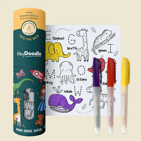 Into The Wild Mini Colouring & Doodle Mat