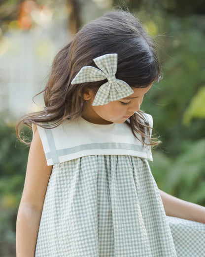 Daisy Dress Eucalyptus Check