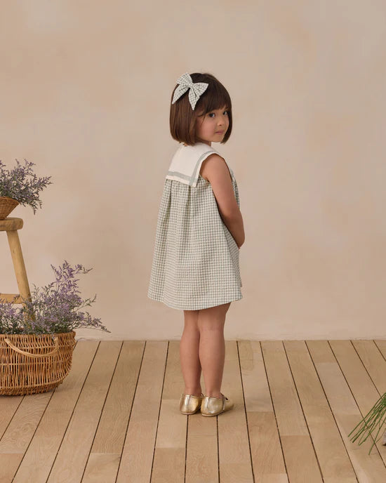 Daisy Dress Eucalyptus Check