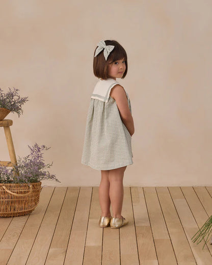 Daisy Dress Eucalyptus Check