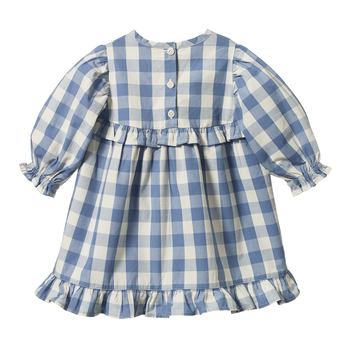 Nora Bluebell Check Dress