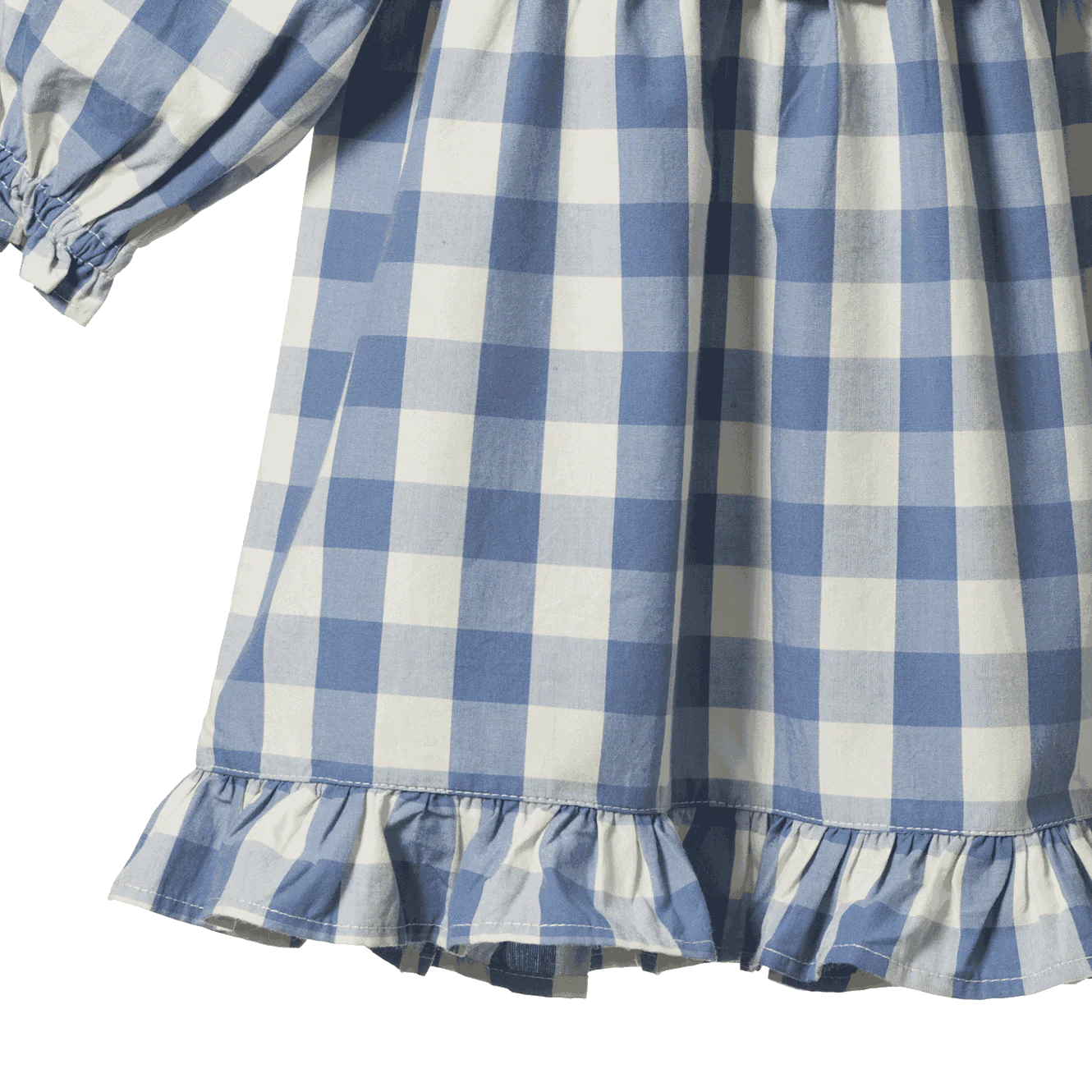 Nora Bluebell Check Dress