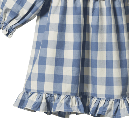 Nora Bluebell Check Dress