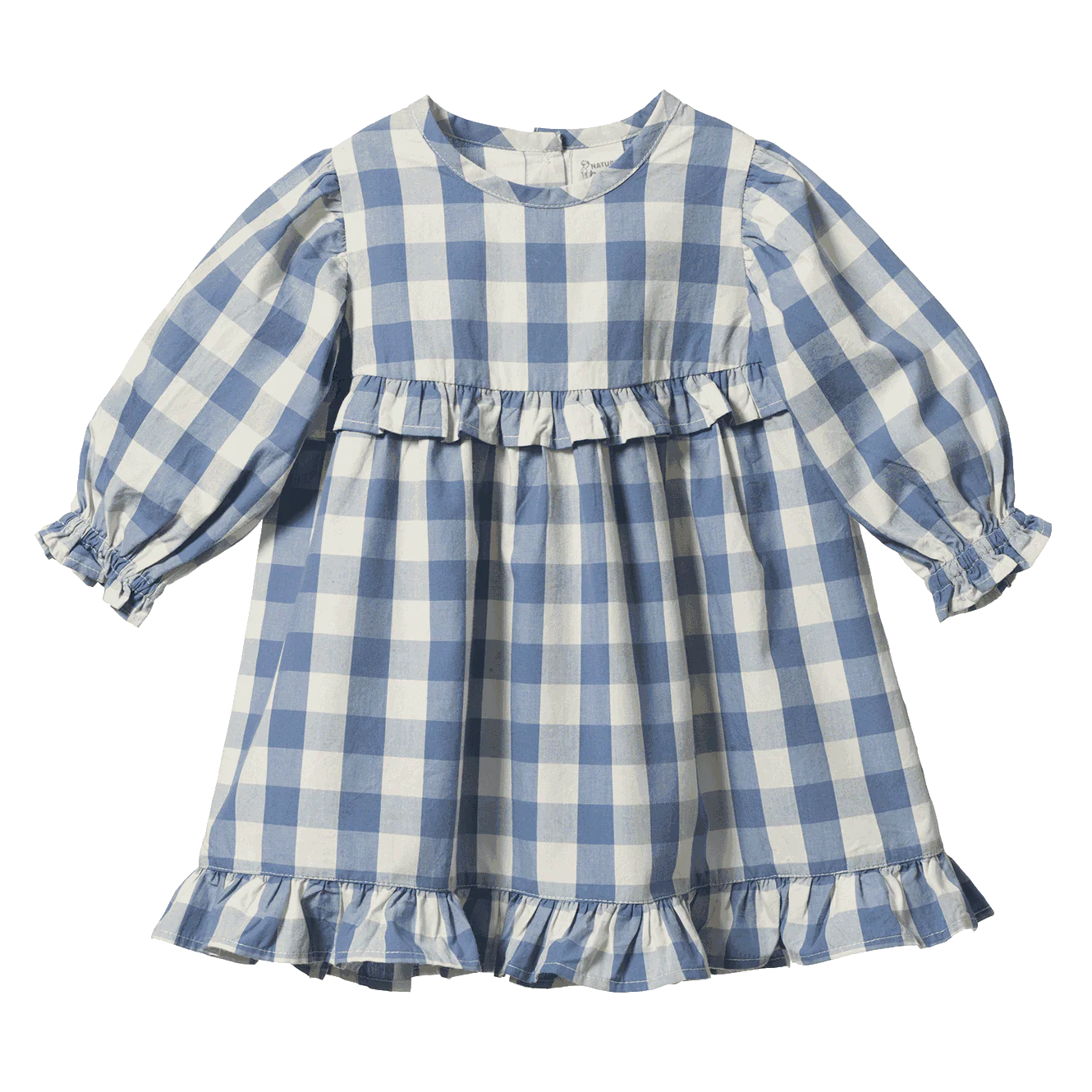 Nora Bluebell Check Dress