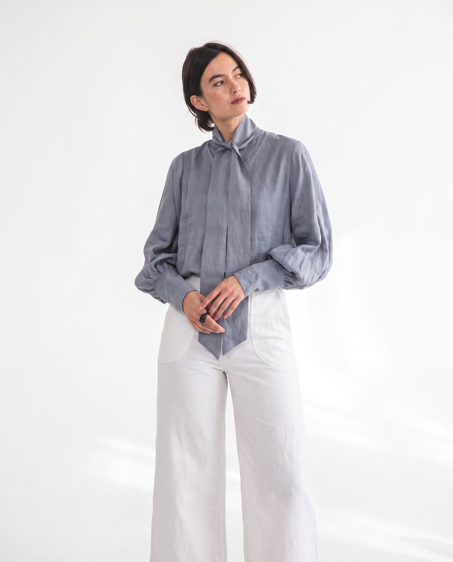 Peggy Lightweight Pants - White