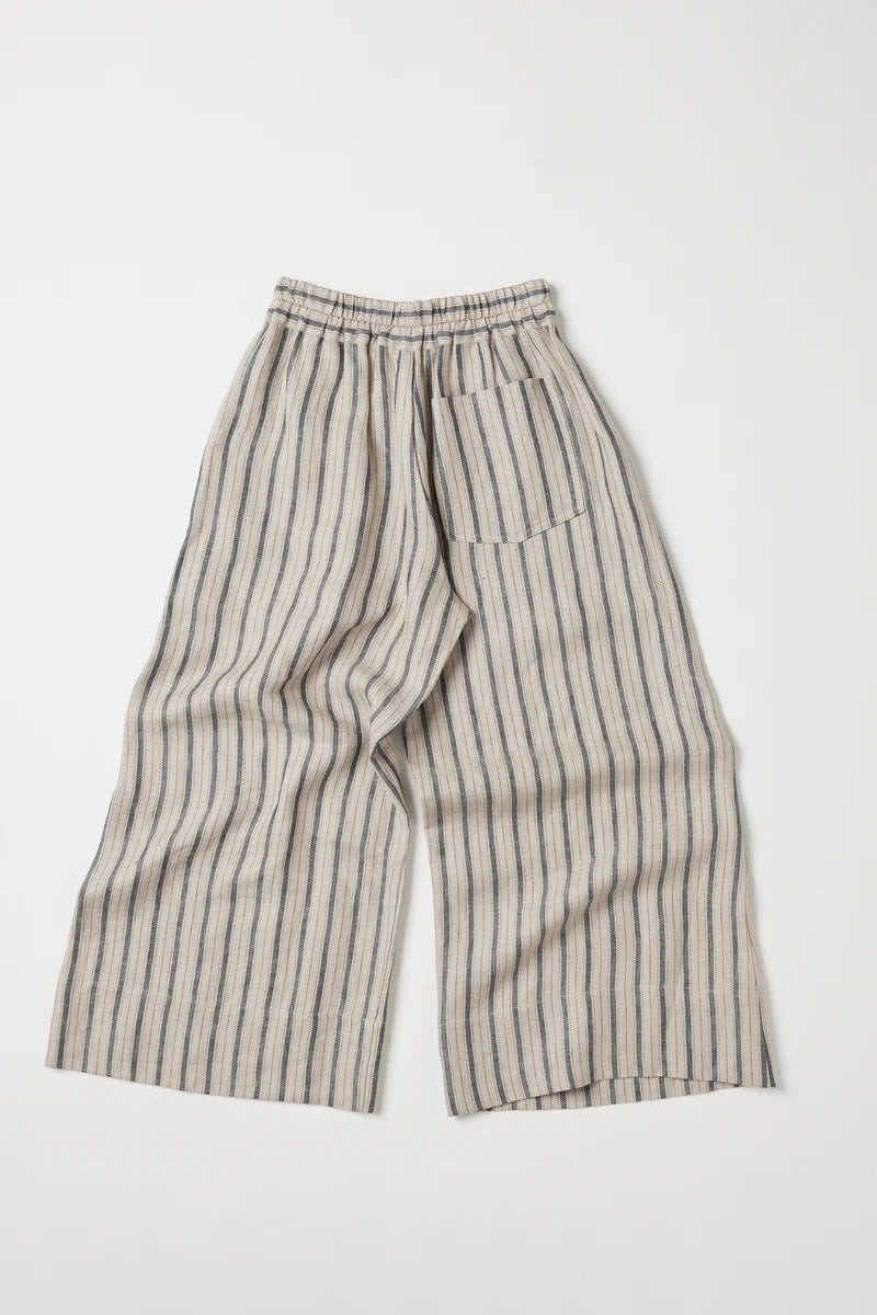 Eva's Sunday Oliver pant - Navy Stripe