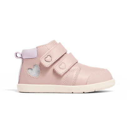 Heart Boot 1st Walker | Blush