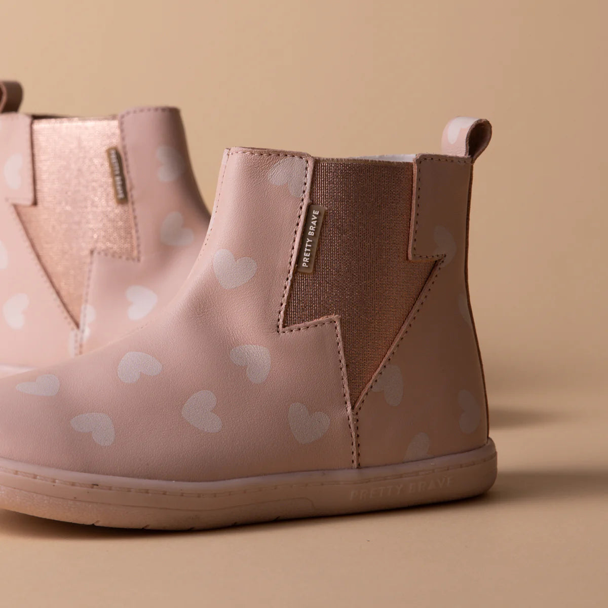 Pretty Brave Bolt Boot - Hearts
