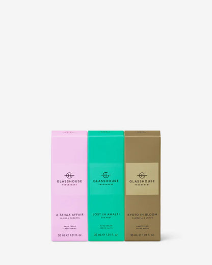 Glasshouse Mini Hand Cream Trio