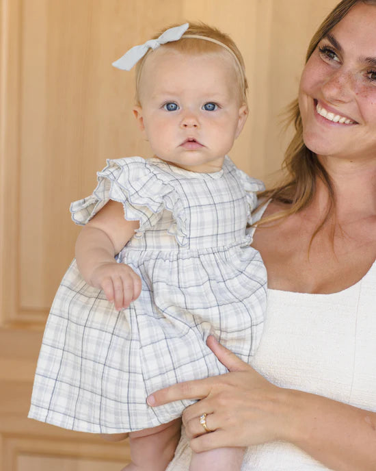 Alina Dress Blue Plaid