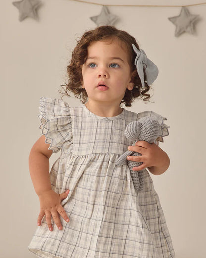 Alina Dress Blue Plaid