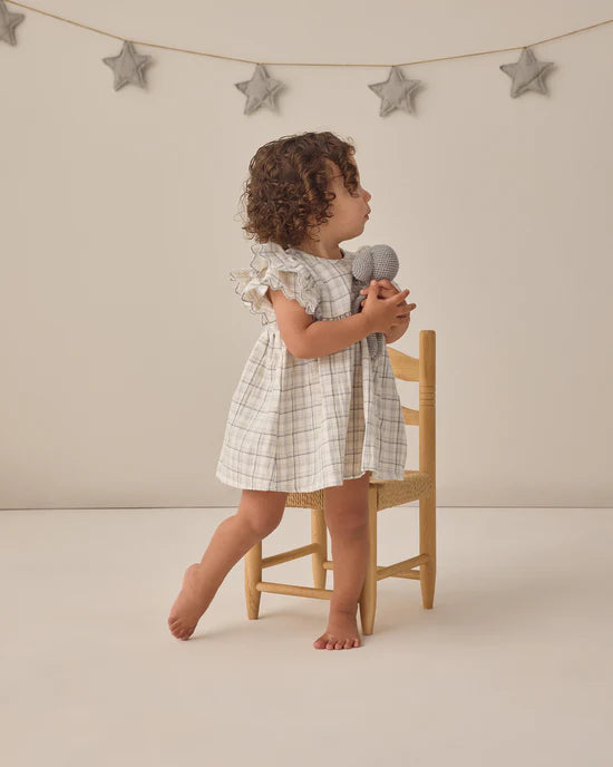 Alina Dress Blue Plaid