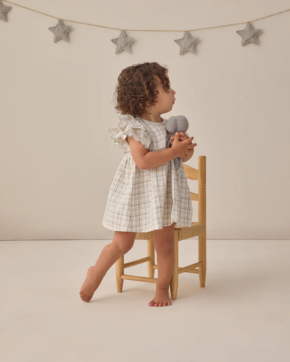 Alina Dress Blue Plaid