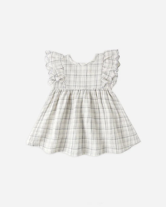 Alina Dress Blue Plaid