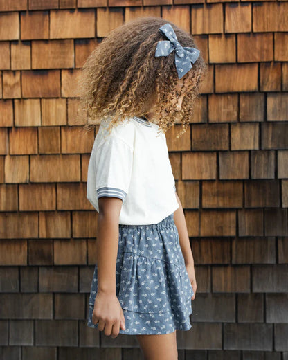 Tiered Mini Skirt - Ditsy