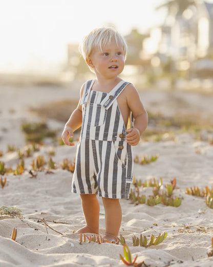 Denim Shortall - Navy Stripe