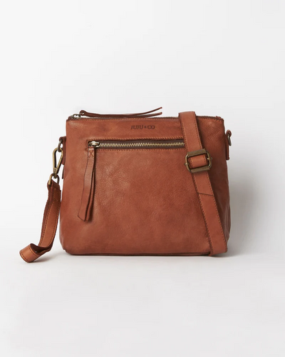 Juju & Co. Large Essential Pouch- Cognac