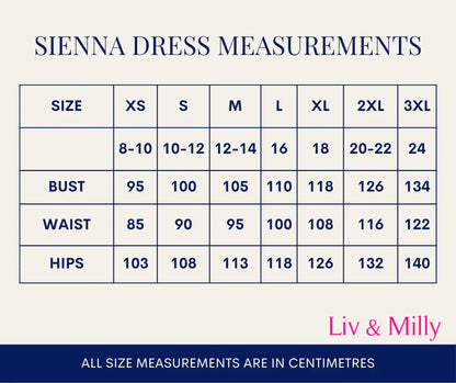 Liv & Milly Sienna Dress - Navy & White Stripe