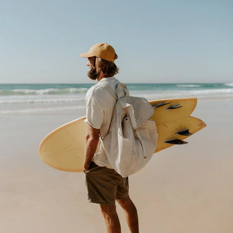 Mesh Beach Hauler Backpack - Sand