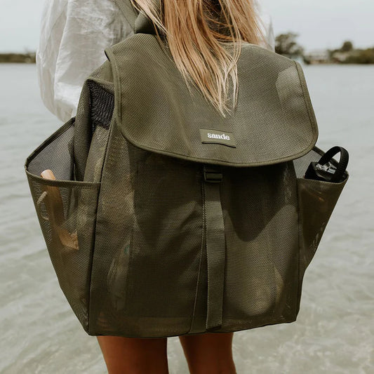 Mesh Beach Hauler Backpack - Pandanus