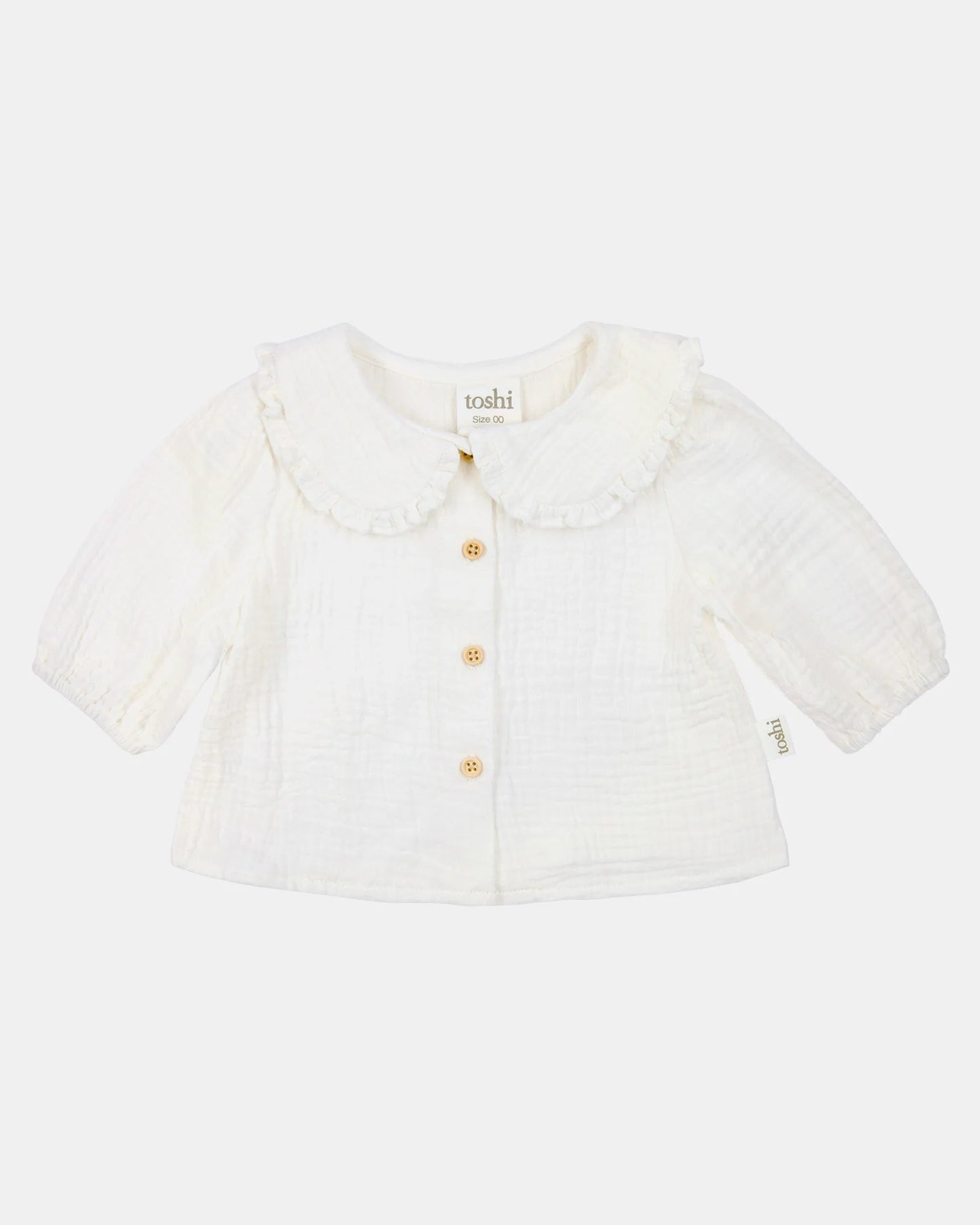 Baby Blouse Peter Pan Cream