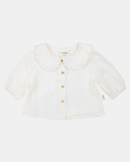 Baby Blouse Peter Pan Cream