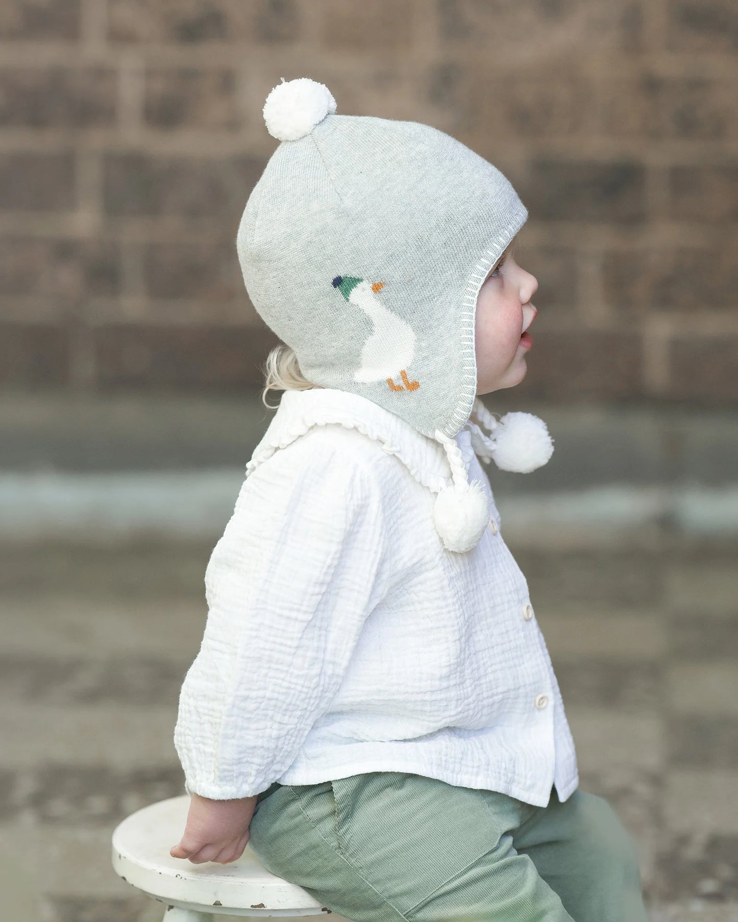 Baby Blouse Peter Pan Cream
