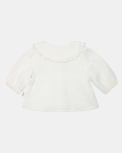Baby Blouse Peter Pan Cream