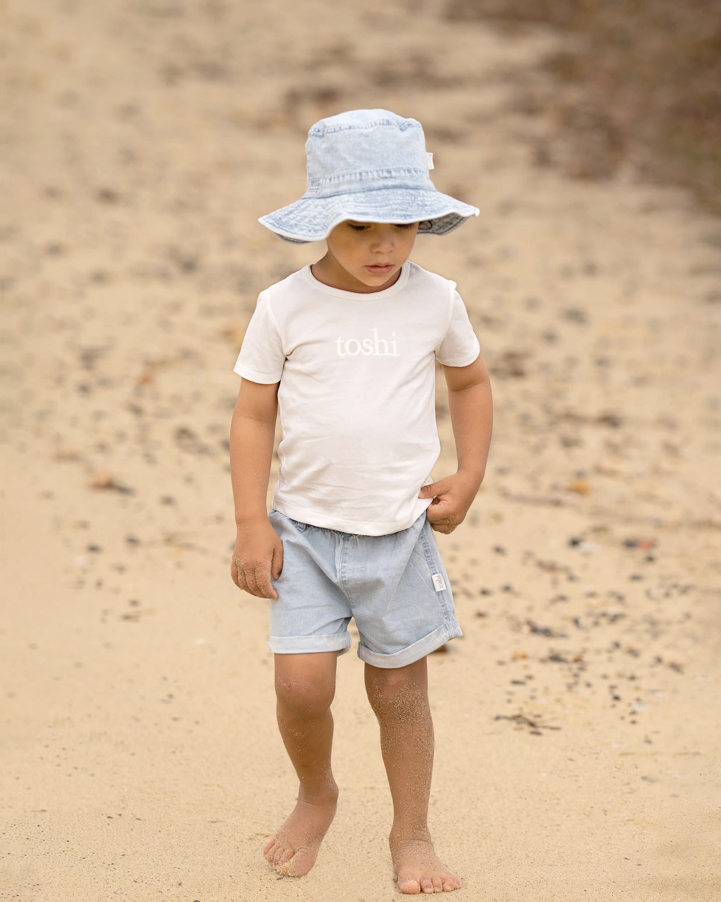Dreamtime Organic Tee S/S Logo Cream