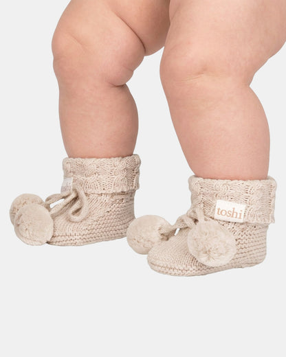 Organic Booties Yummy Oatmeal