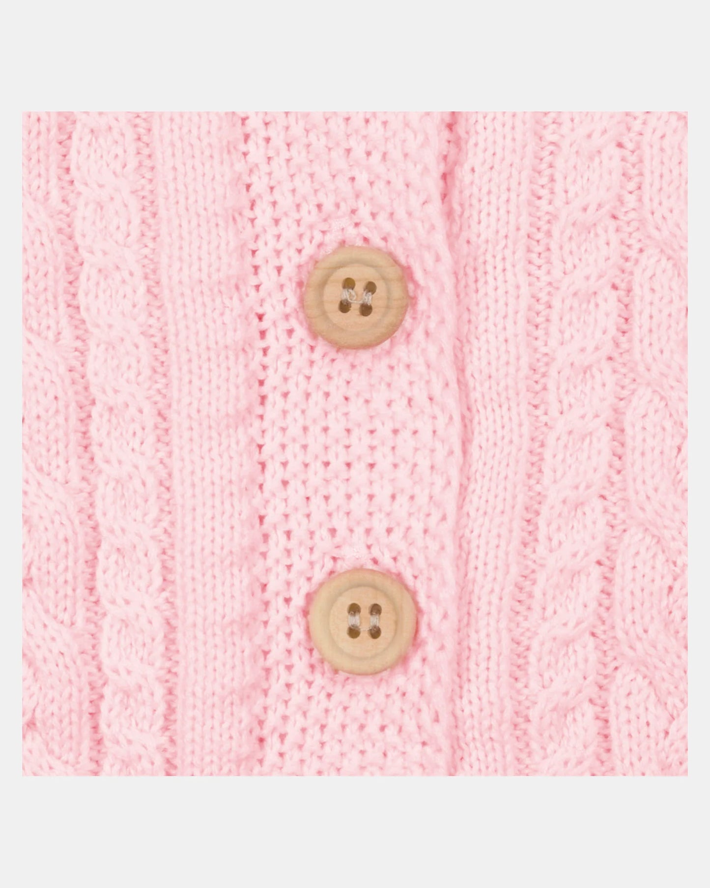 Organic Cardigan Yummy Misty Rose