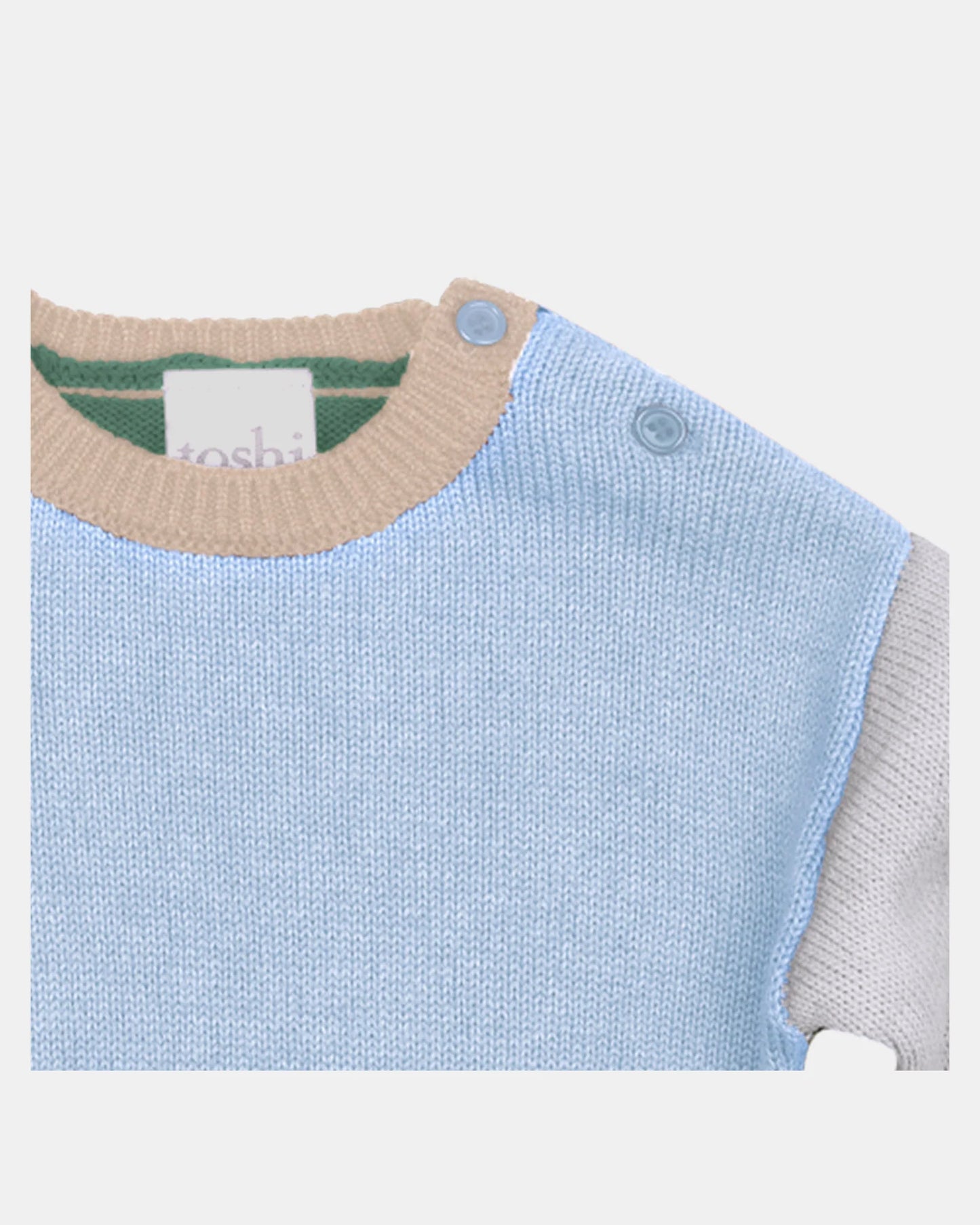 Organic Pullover Bobby Bluebell