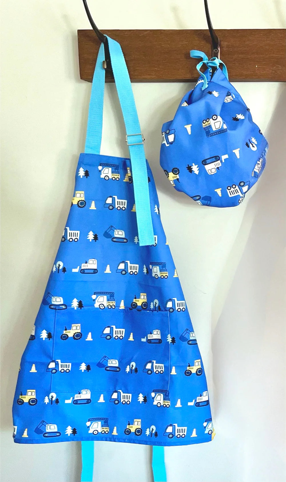 Kids Chef Apron & Hat - Trucks