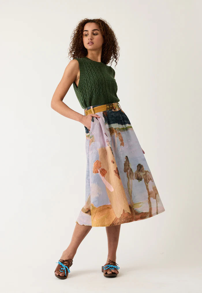 Nancybird Aries Skirt - Night Herons