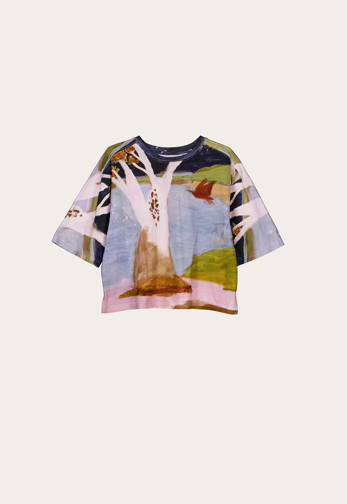 Nancybird Tasmin Boxy Tee - Night Herons