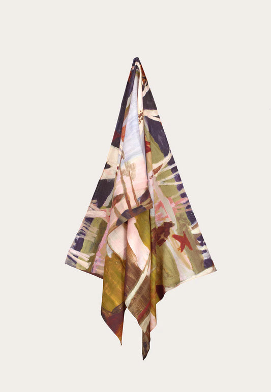 Nancybird Wool Scarf - Night Herons