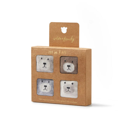 Wilson & Frenchy Unisex Organic Baby Socks | 4 Pack
