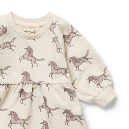 Little Unicorn Organic Terry Sweat Dress