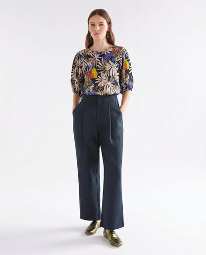 Wildflowers Blouse - Black