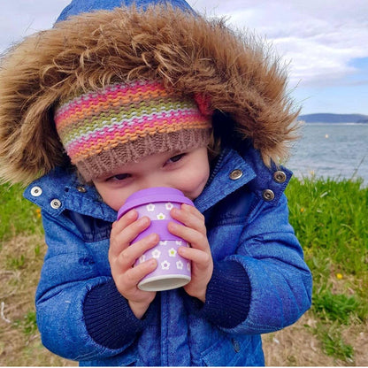 Flower Babychino Cup - Straw Included